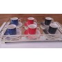 ATİNA 12 PARÇA 6 KİŞİLİK BONE TÜRK KAHVESİ FİNCAN TAKIMI-2421 8696474000123